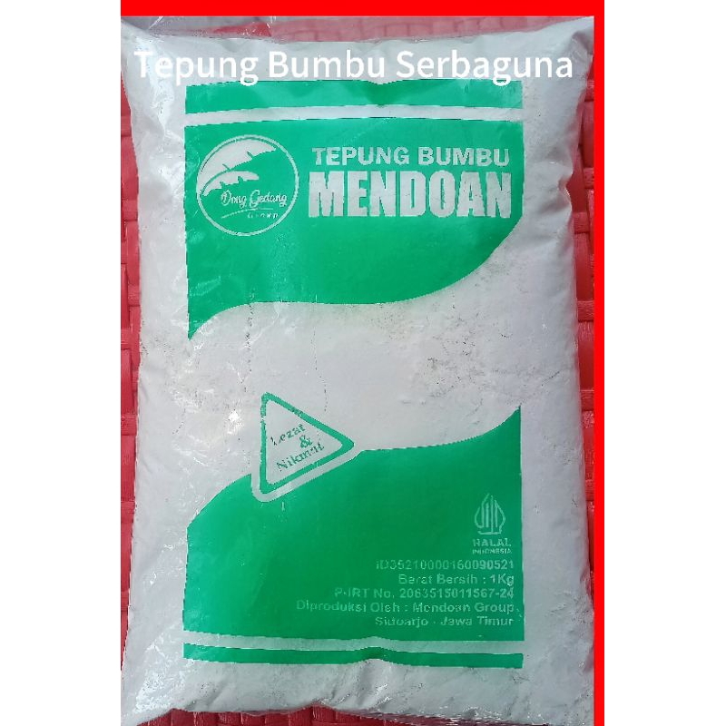 

Tepung Bumbu Mendoan Serbaguna isi 1 Kg