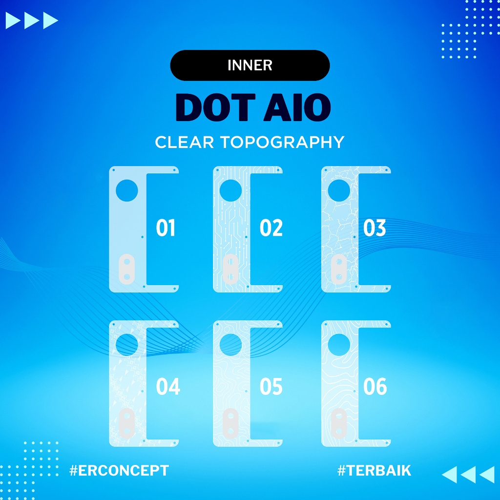 

Er Concept Jual AkriliK Cutting Presisi siINNER Dotv2 clear Bisa COD