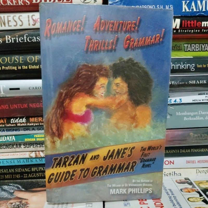 BOOK IMPORT • TARZAN AND JANE'S GUIDE TO GRAMMAR by MARK PHILLIPS - ORIGINAL PRELOVED