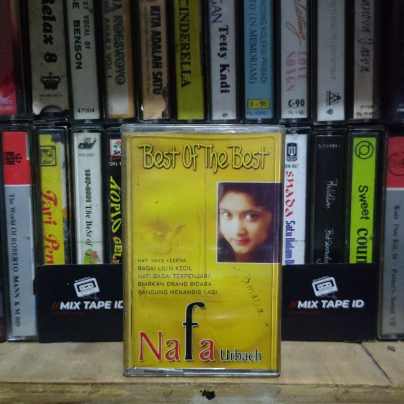 Kaset Pita - Nafa Urbach - Best Of The Best - Radio Tape - Kaset - Radio - Pemutar Kaset
