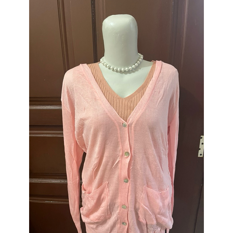 cardigan pink (preloved)