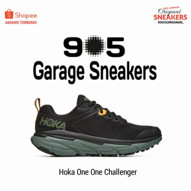 Sepatu Hoka One One Challenger Atr 6/Black Thyme Original