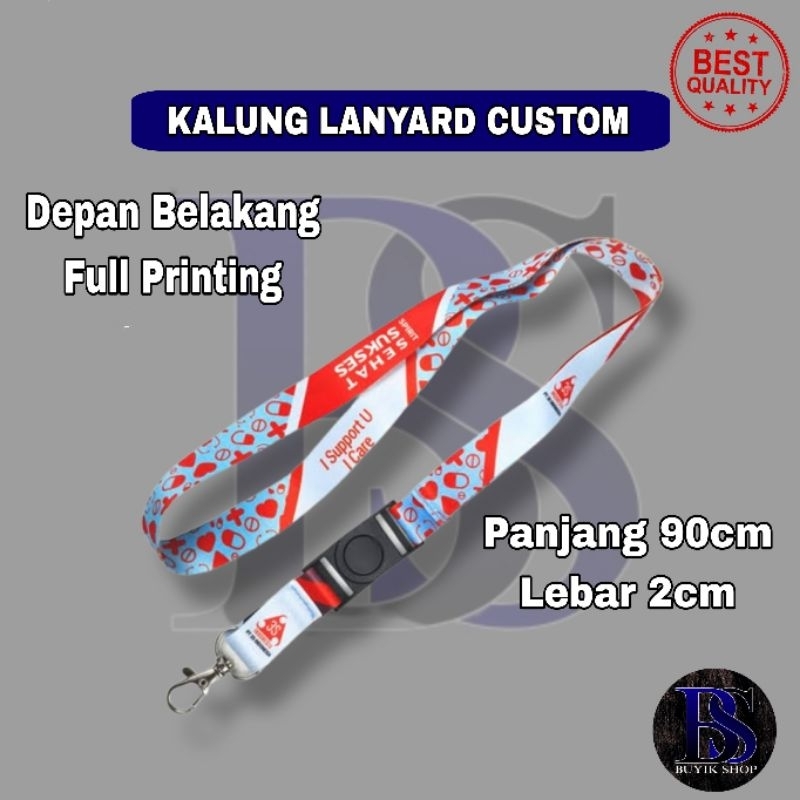 

Tali Lanyard Custom | Kalung Id Card Full | Kalung Lanyard Printing