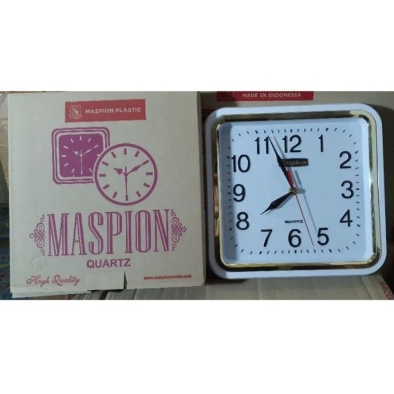 Jam Dinding MASPION KOTAK 144
