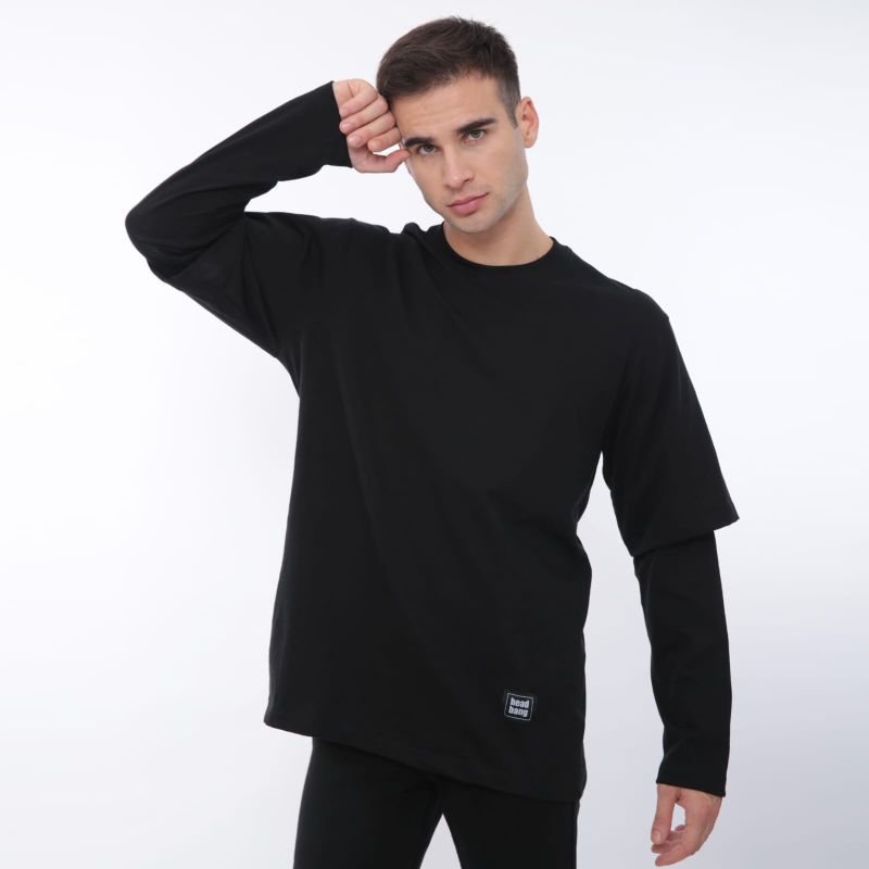 kaos long Sleeve double layer