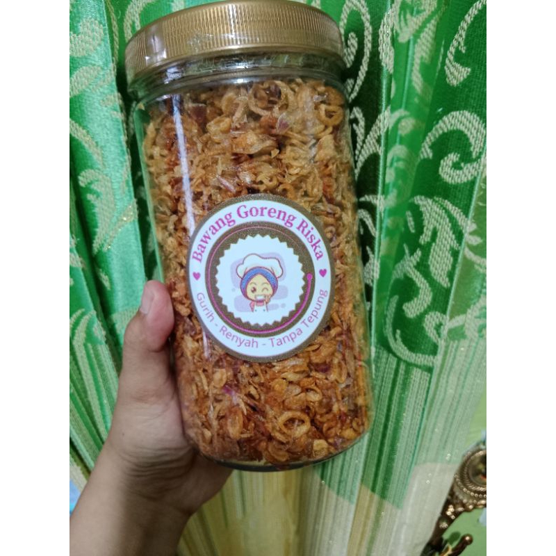 

Bawang Goreng Asli Premium Tanpa Tepung 310gr 250gr 150gr