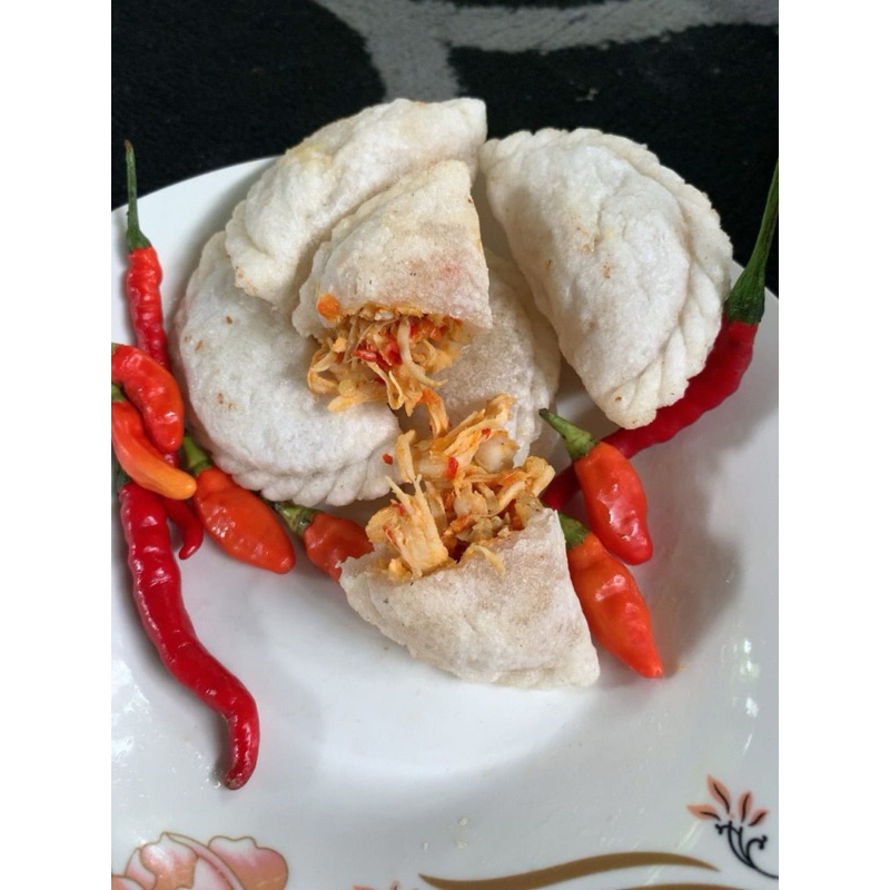 

Cireng isi ayam pedas jando pedas banget keju dan ayam original