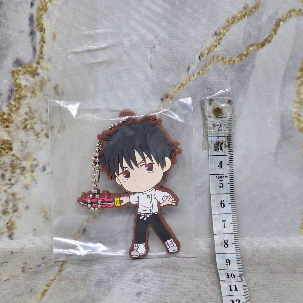 Jujutsu Kaisen Yuta Okkotsu Rubber Keychain Ichiban Kuji K Prize Gantungan Kunci Karet Sensen Fukoku