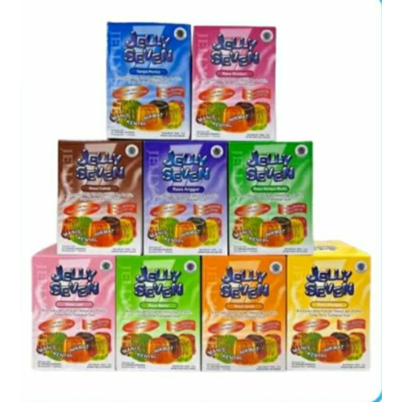 

GROSIR JELLY SEVEN VARIAN RASA BUAH ( 1BOX 12 PCS )