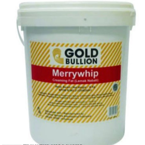 

Gold Bullion Merry Whip Cream Fat repack 250gr