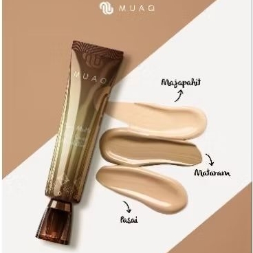 MUAQ CLAY MATTE FULL COVER FOUNDATION FULL SIZE
