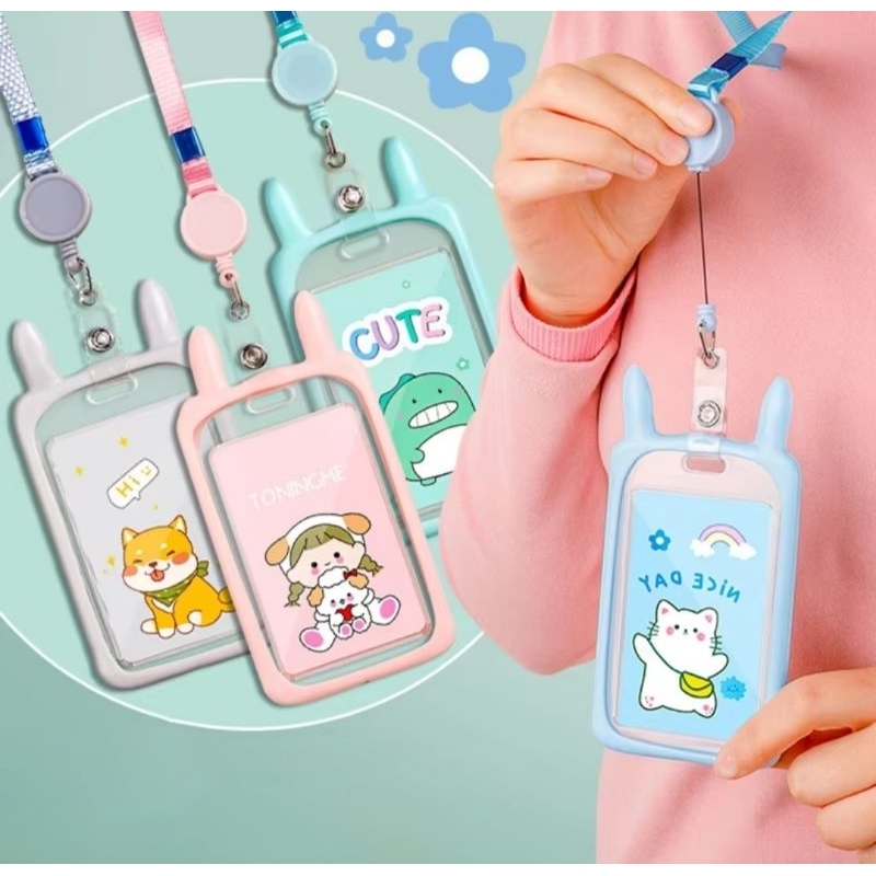 

(E) NAME TAG ID CARD HOLDER ANIMALS