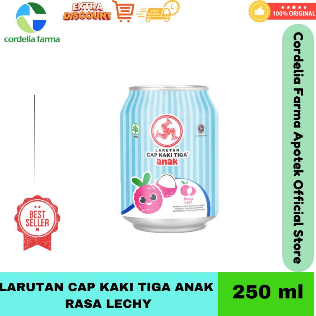 

Larutan Cap Kaki Tiga Kids 250 ml