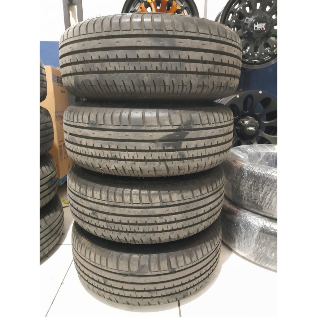 Velg Mobil Bekas Ring 15 Lubang 4 SLEEKY SPOON R15X7 Hole Baut 8X100-114,3 BAN 195 50 R15