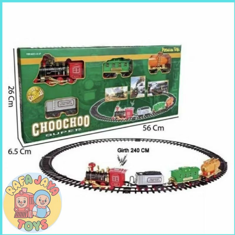 mainan anak kereta api super clasic chocho 17020B/ mainan kereta api