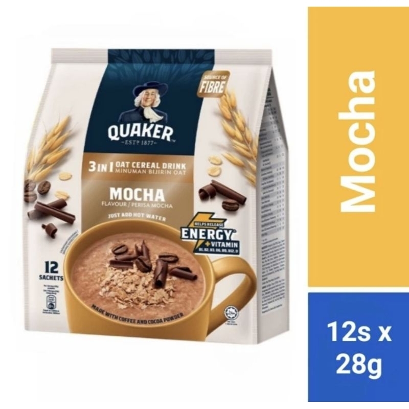 

Quaker Malaysia 3in1 Mocha 336gr