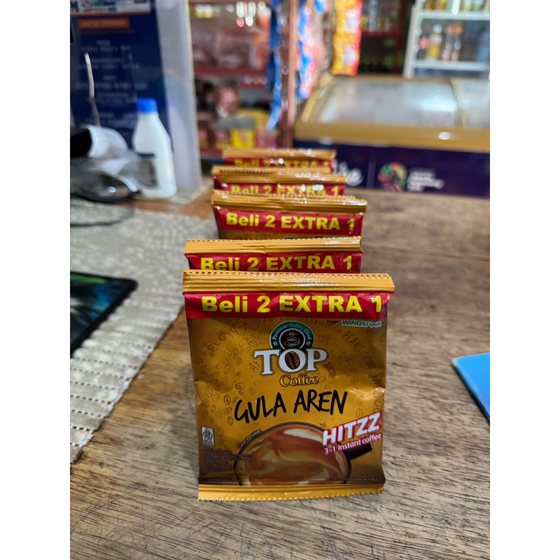 

Top Coffee Kopi Instan Gula Aren isi 15 Saset 22g