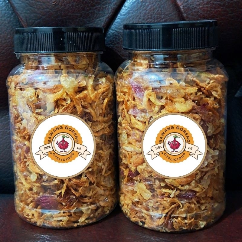 

Bawang goreng asli kemasan toples 70 gr