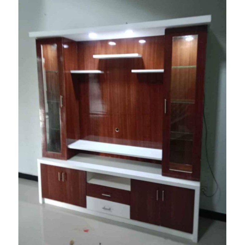 Lemari TV/Backdrop TV/Rak TV/Gratis Ongkir Bandung