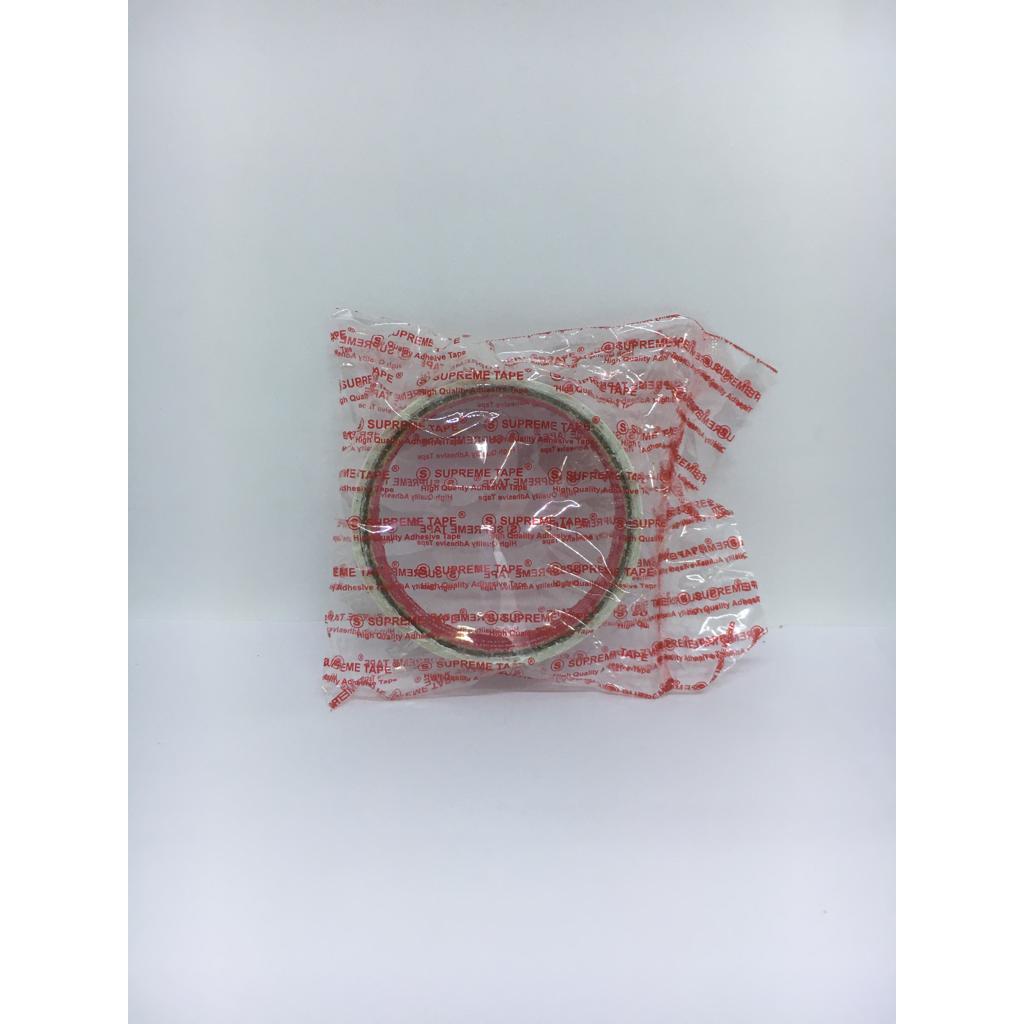 

Isolasi Double Tape Suprame Kertas 1/2 Inch Putih Kecil