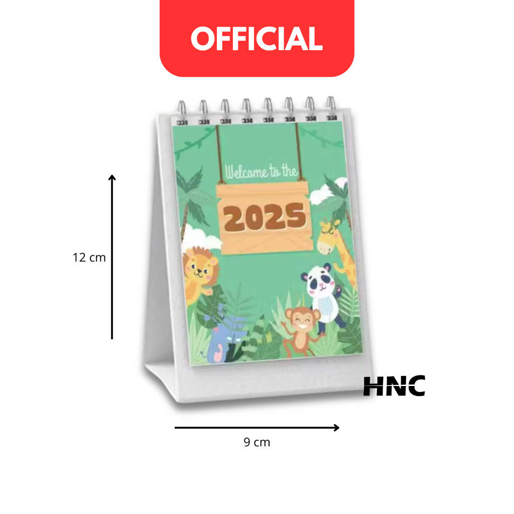 

(HNC)Kalender 2025 / Calender 2025 / Kalender Meja 2025 Happy New Year Kalender Mini 2025
