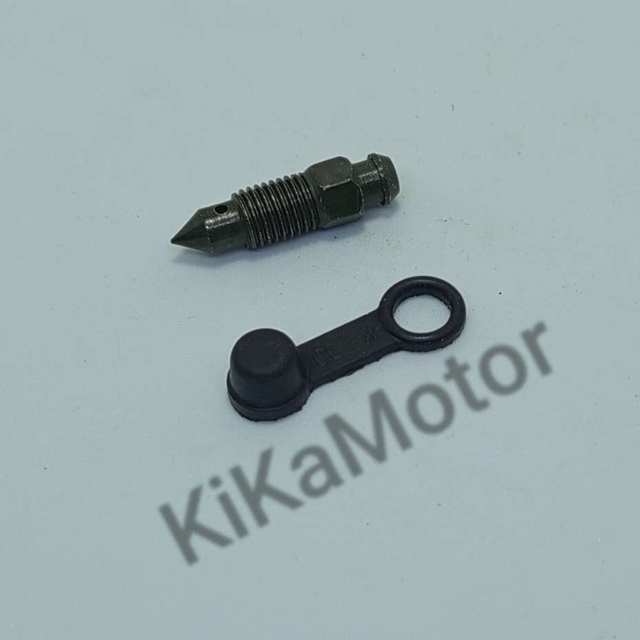 Baud Baut Nepel Angin Cakram 8 mm Plus Karet Honda Supra Vario Beat