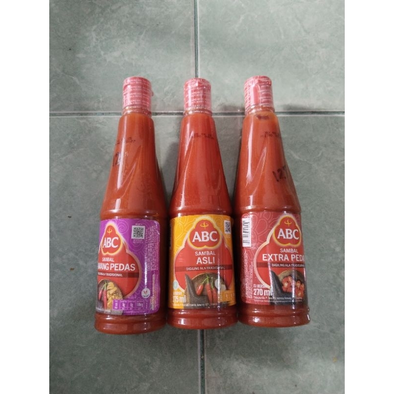 

Saus ABC Sambal Asli Saos ABC Extra Pedas Bawang Pedas 275ml