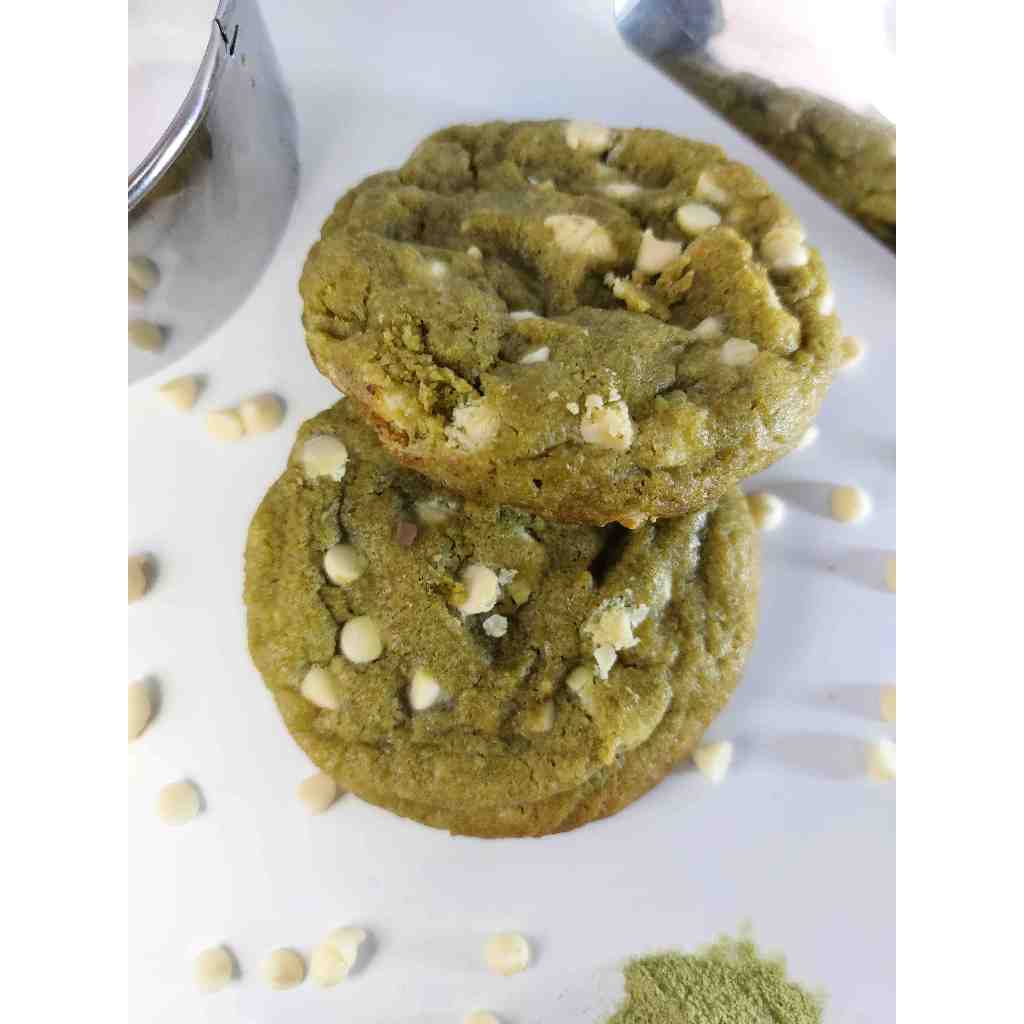 

Soft cookies by sugar puff matcha cookies soft baked cookies renyah chewy