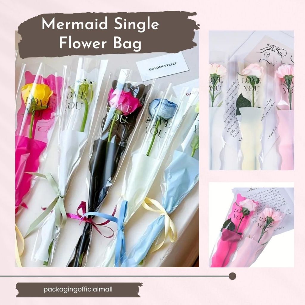 

MERMAID SINGLE FLOWER BAG / Flower Wrapping