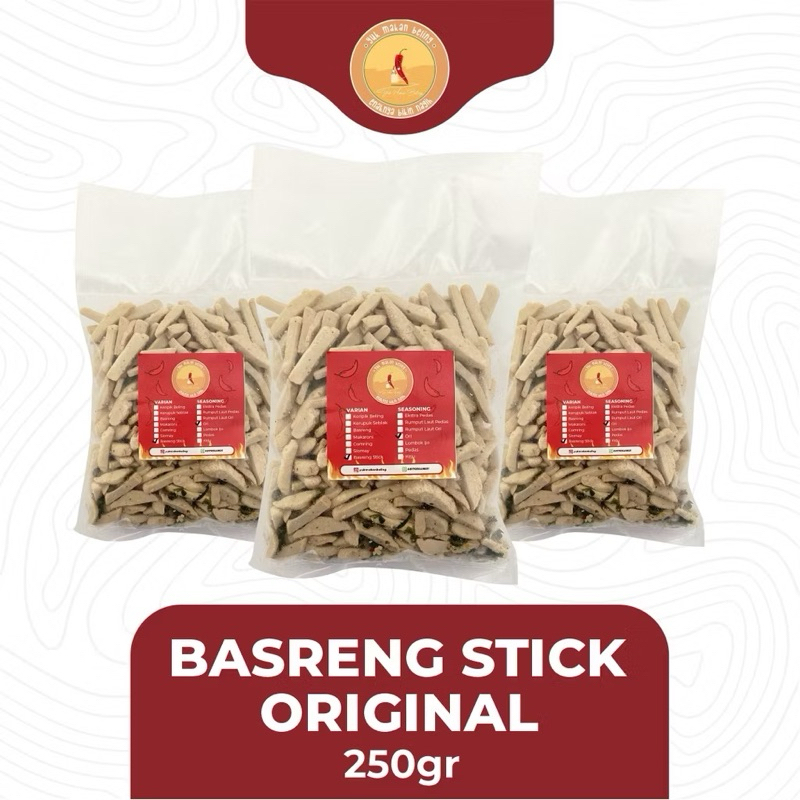 

BASRENG STICK ORIGINAL DAN PEDAS 250 gram