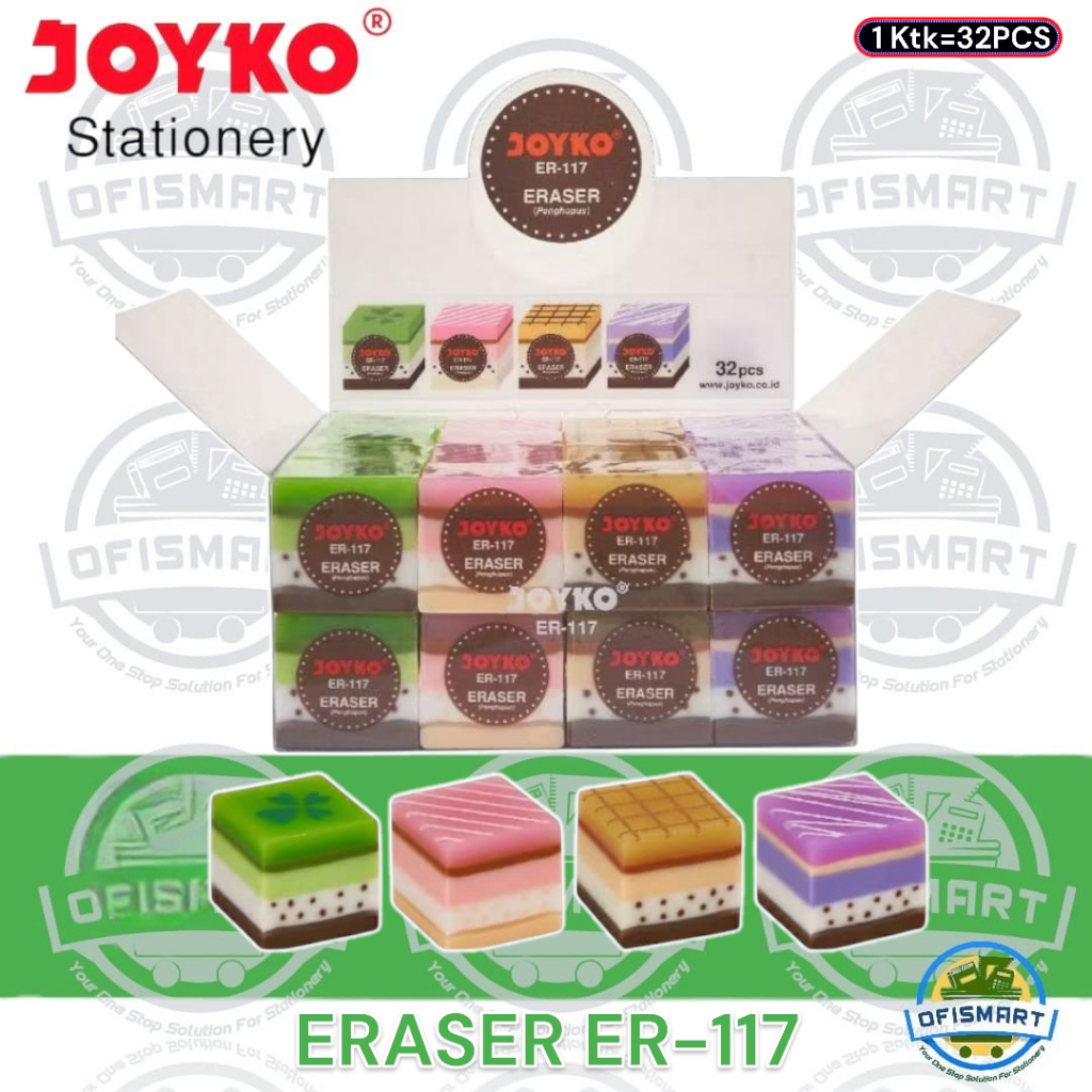 

Joyko Eraser Penghapus ER-117 | @1Ktk=32 PCs