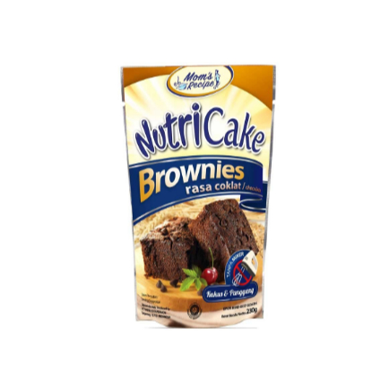 

NUTRICAKE Brownies Instant CHOCOLATE Cake Mix Premix Kue Brownis 230 g