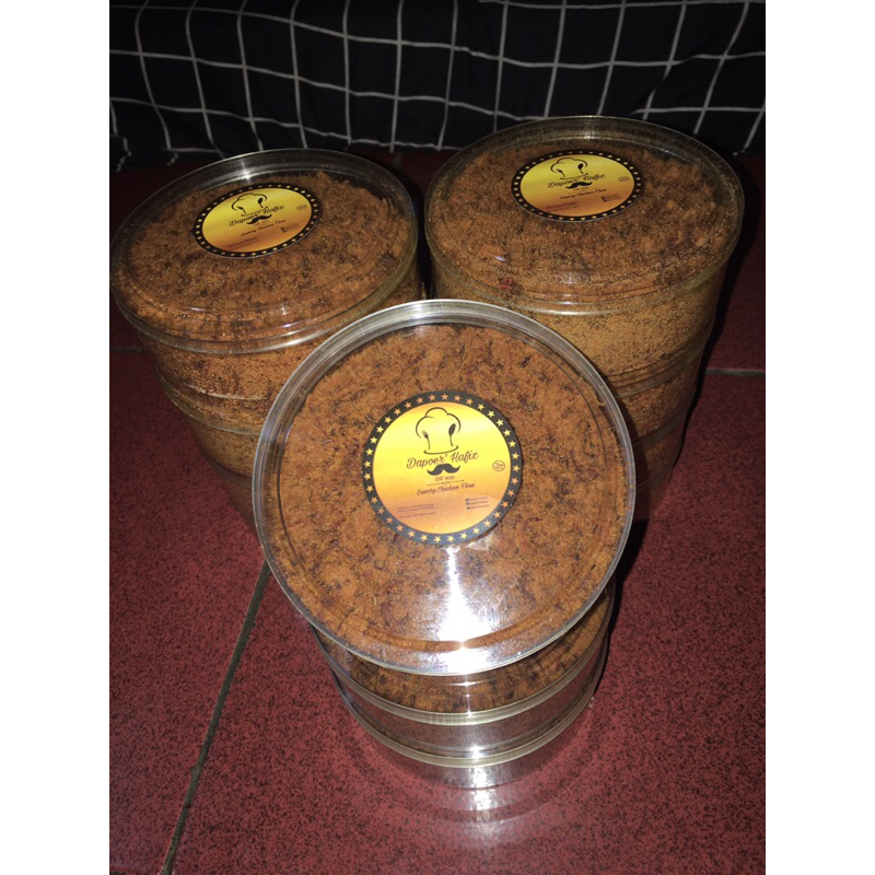 

ABON AYAM PREMIUM! 100% daging ayam asli tersedia dua varian (Original&pedas)