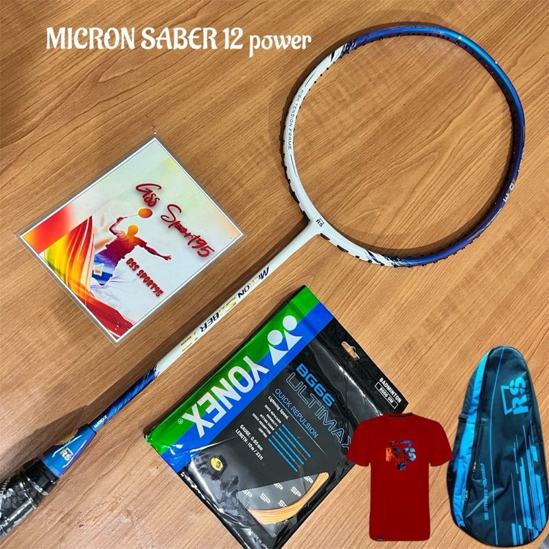 RAKET BADMINTON RS MICRON SABER 12 ZOOM POWER