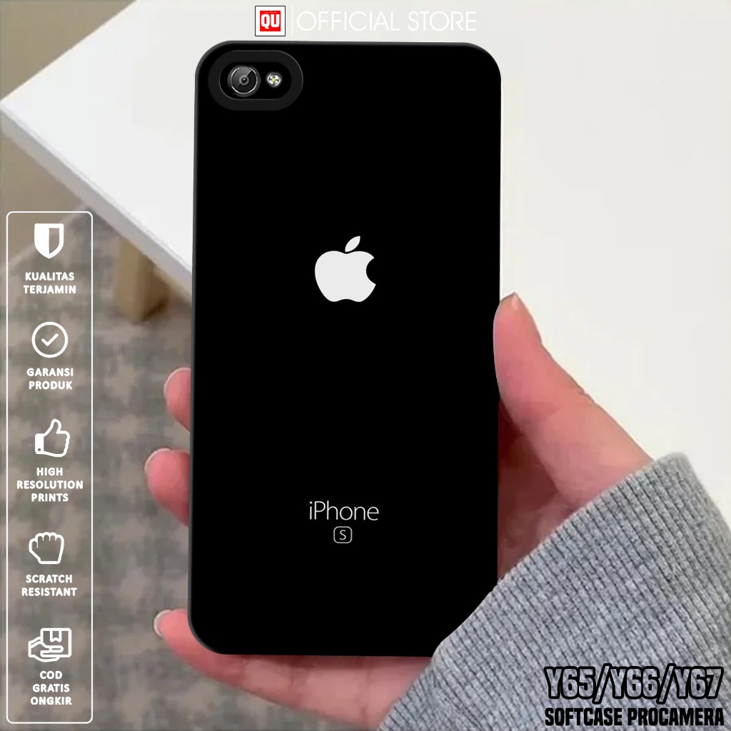 Softcase Hp VIVO Y65 / Y66 / Y67 - Case VIVO Y67 / Y66 / Y65 Motif BRAND - Casing Hp VIVO Y66 - Sili