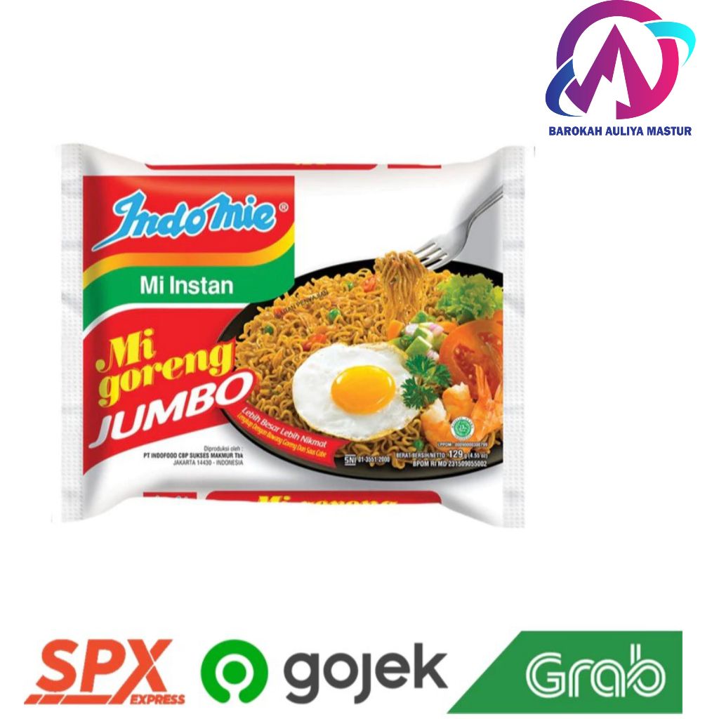 

KIRIM INSTAN Indomie Jumbo Goreng Special 126gr BAM Olshop Padang