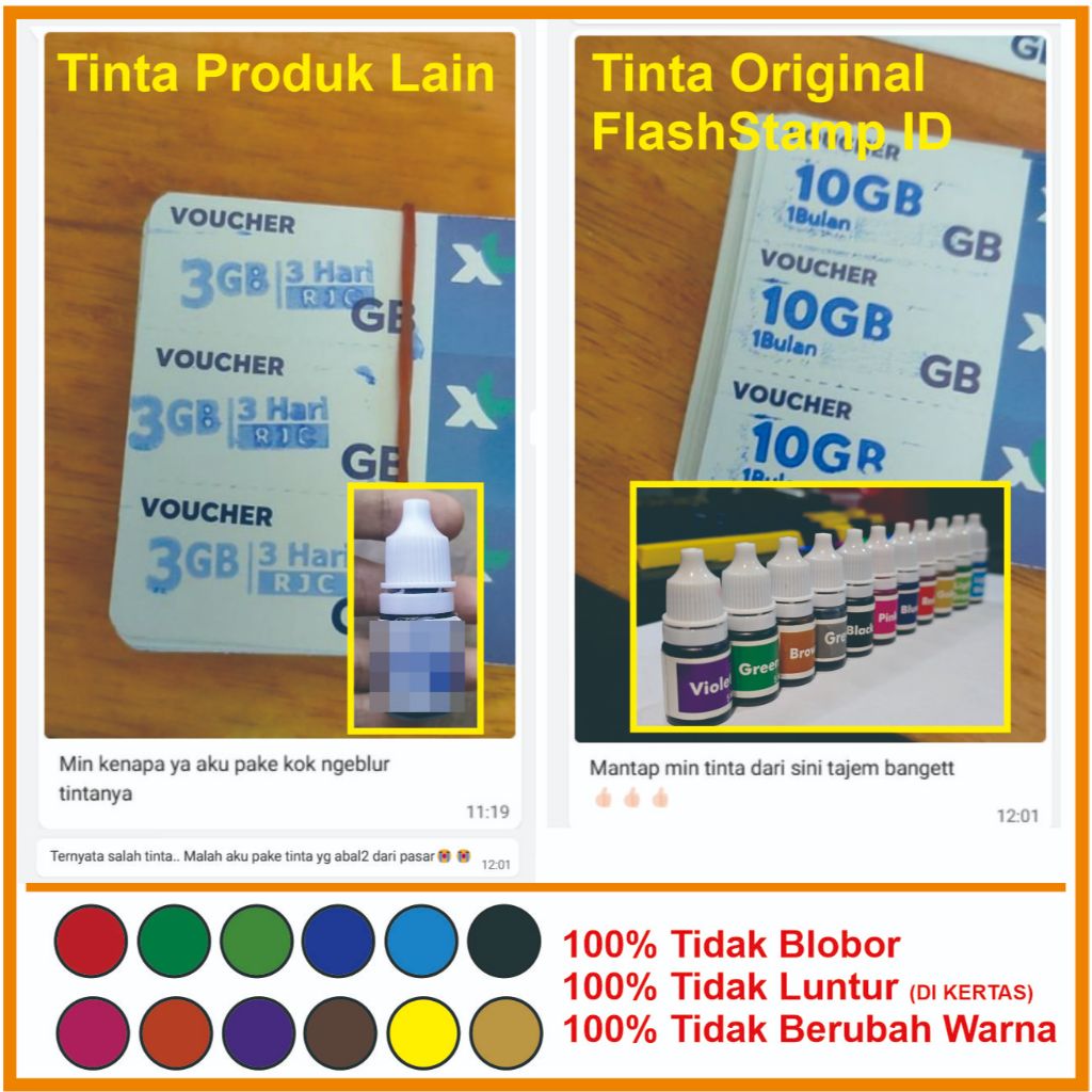 

Tinta Stempel Botol Kecil