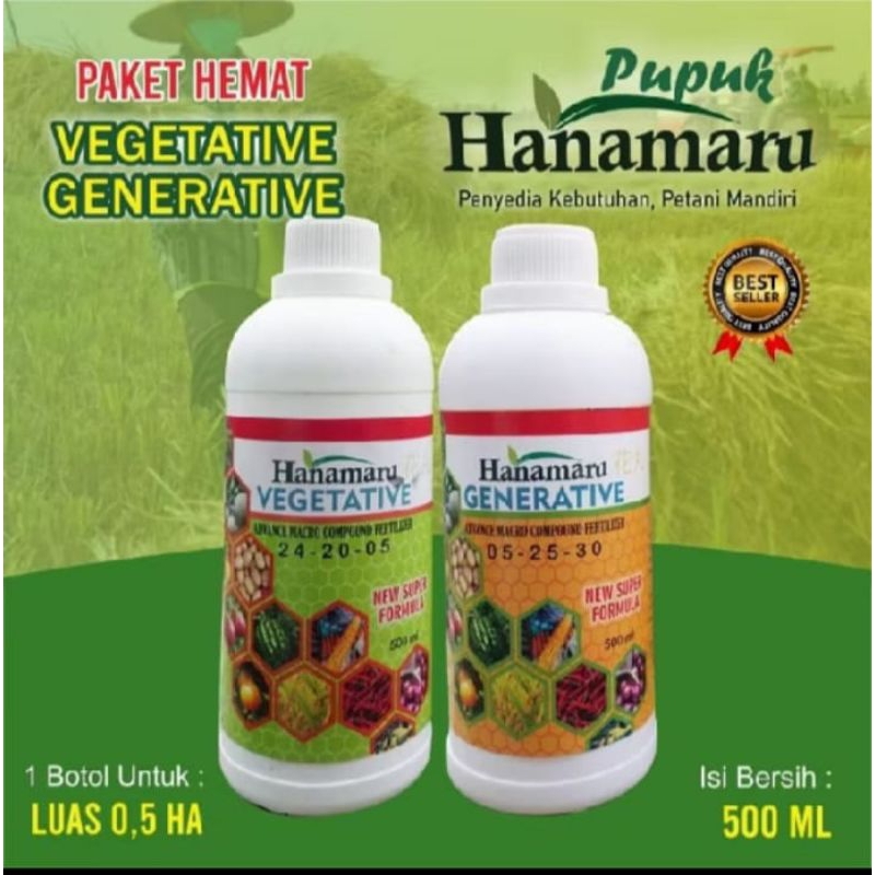 PUPUK CAIR HANAMARU UNTUK SEGALA JENIS TANAMAN