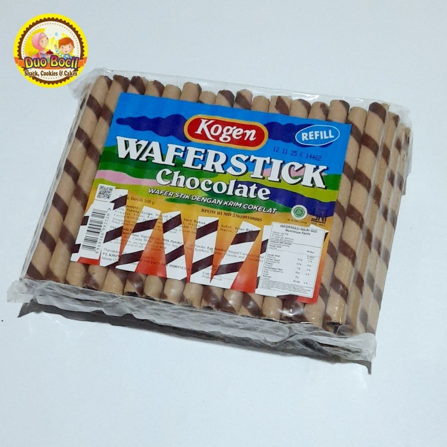 

Astor KOGEN Cokelat / Wafer Stick Chocolate Refill 500 Gram - Duo Bocil Snack