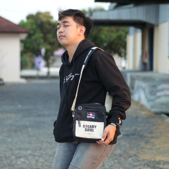 TAS SELEMPANG PRIA ORIGINAL DISTRO STEADYSOUL TAS SLINGBAG PRIA TAS SELEMPANG
