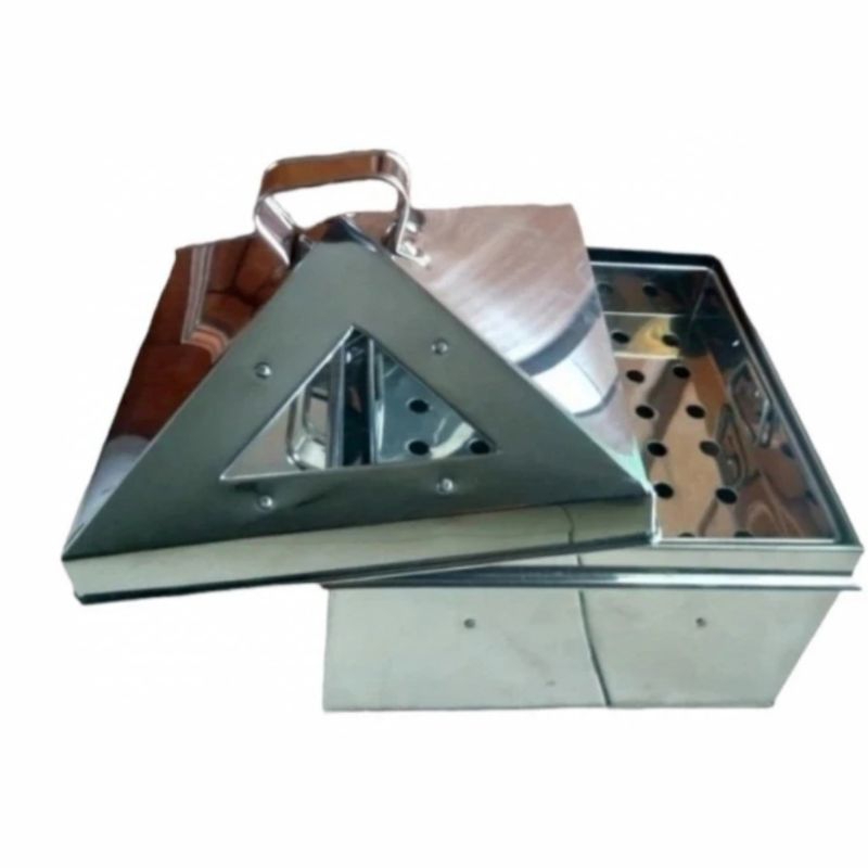 Klakat kukusan Kotak Stainless Steel Panci kukus Steamer Persegi