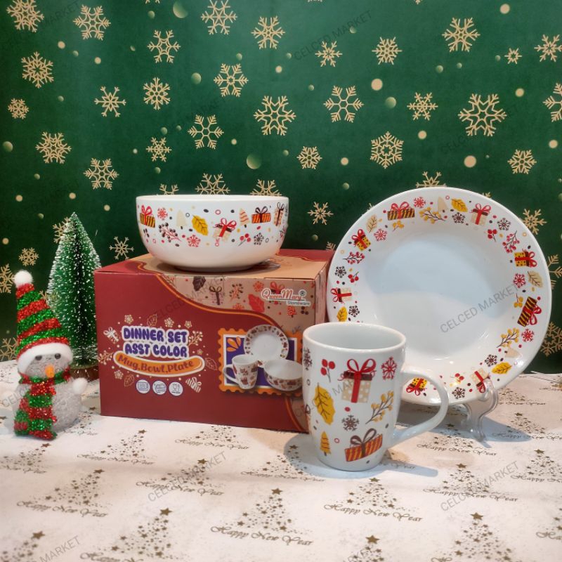 

Hampers Natal Dan Tahun Baru Dinner Set Premium | Parcel Kado Gift Hadiah Merry Christmas