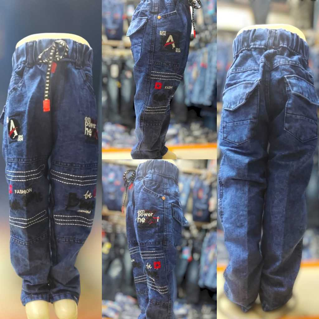 Celana Jeans Anak Laki-laki Cowok Ukuran 1-12 Tahun - Fashion