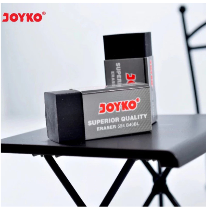 

(1Pcs) JOYKO Penghapus Pensil Joyko 526-B40 Hitam/Putih/ Eraser Dust Free Joyko / Setip Joyko Berkualitas