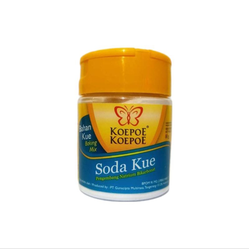 

Koepoe koepoe Soda Kue Bahan Pengembang Kue Natrium Bikarbonat 81g - Pcs