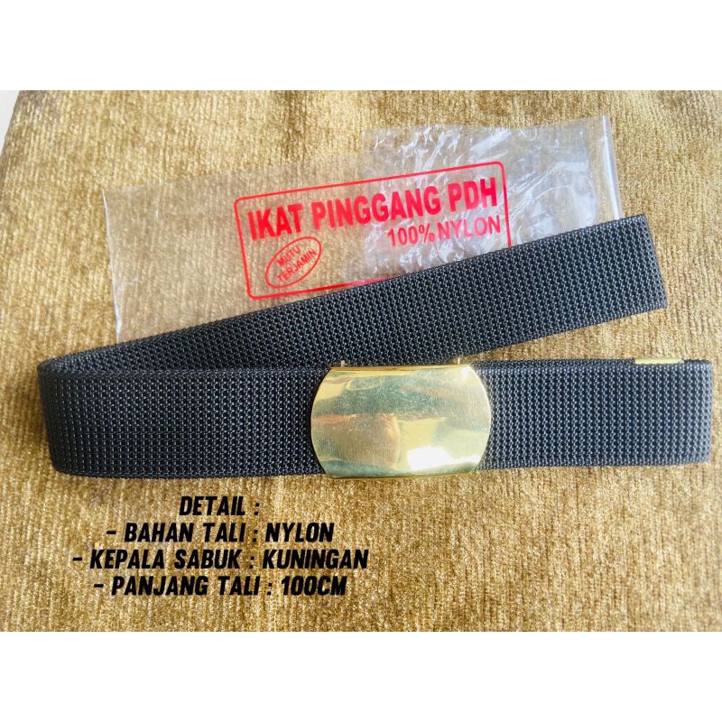 sabuk polos kuningan