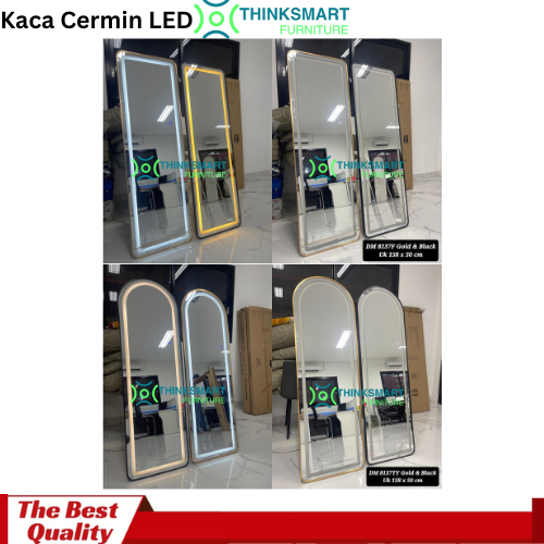 [KHUSUS JABODETABEK] KACA CERMIN LED TOUCH SCREEN FULL BODY/MIRROR LED TOUCH SCREEN/CERMIN LAMPU LED