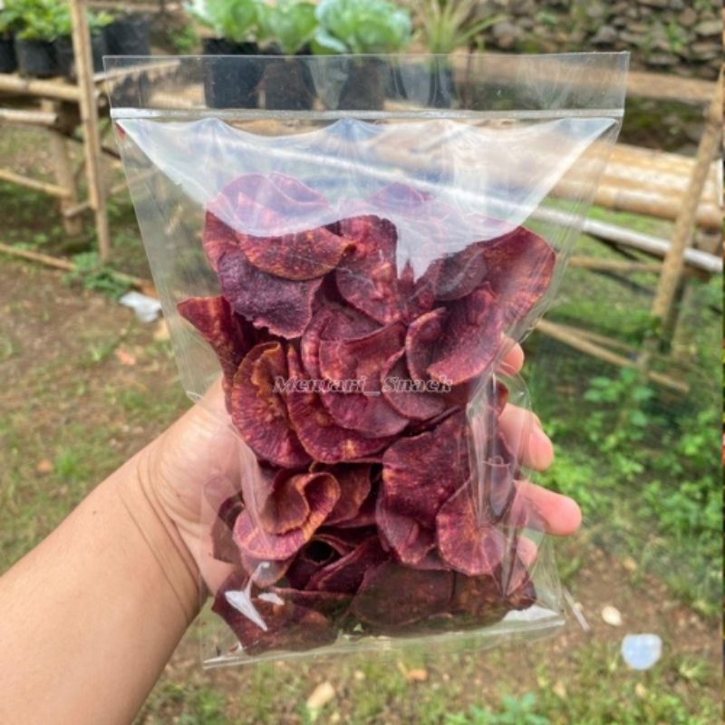 

Keripik Ubi Ungu Krispi Original / Keripik Ketela Ungu Rasa Original