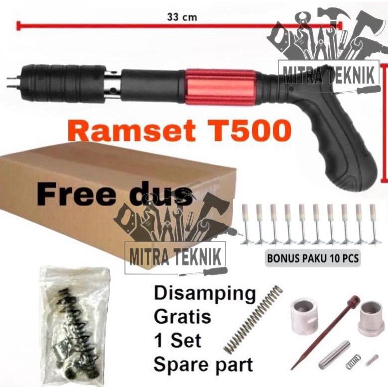 Baru Asli  Alat Ramset Gun Paku Tembak Beton Nail gun Paku Tembak ManualFastening GunRamset Gun