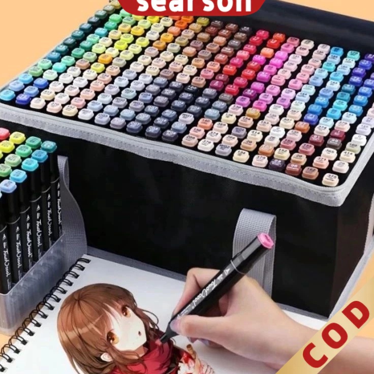 

Produk Update READYTouch 128636 Warna Sketsa Spidol Umum General Marker Set Animation Markers Dual Side Fine Art Brush Pen Sketsa Animation Markers Twin Market Set